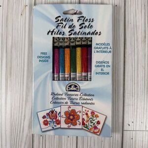 DMC Satin Floss Collection Pack 8.7yd‎ 8/Pkg, Radiant Treasures